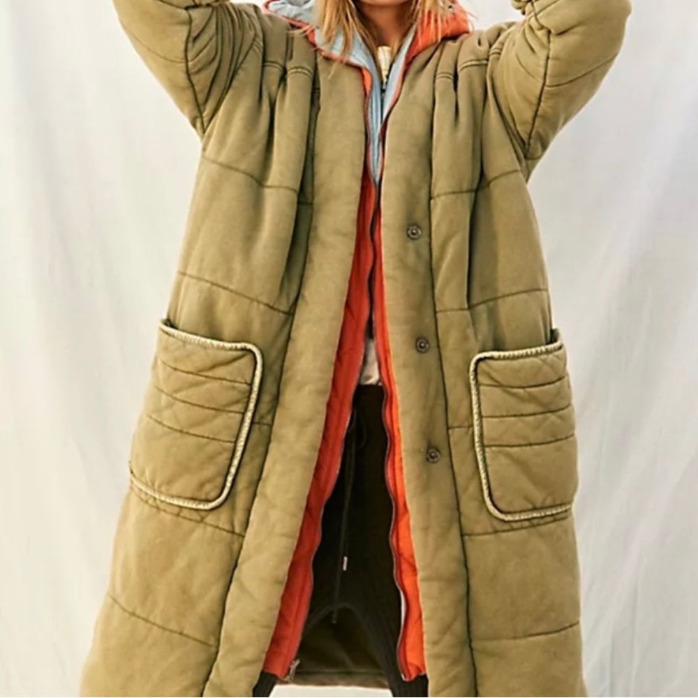 SOLD!!!! Free people duvet long coat